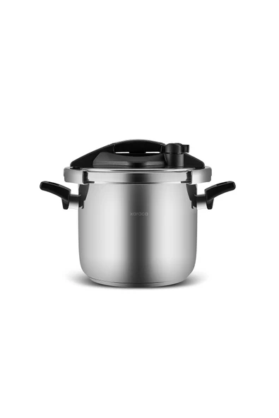 Karaca Marsilya Indüksiyon Tabanlı Düdüklü Tencere 7 Litre Gri - Resim 5