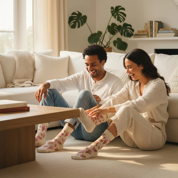 İce Cream Socks – Desenli Unisex Soket Çorap - Resim 9