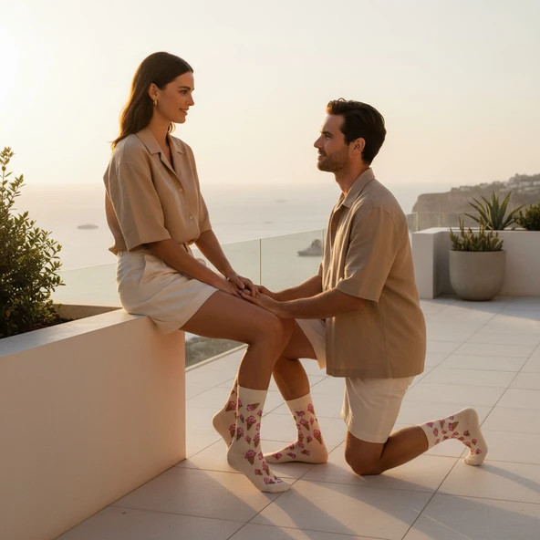 İce Cream Socks – Desenli Unisex Soket Çorap - Resim 10