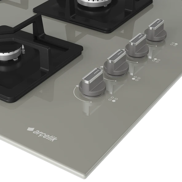 ARÇELİK OCD K 651 DWYG Gazlı Cam Tablalı Ocak - Resim 4