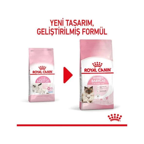 ROYAL CANİN Mother&BabyCat Gebe/Laktasyondaki Anne ve Yavru Kedi için Kuru Kedi Maması 400 GR - Resim 3