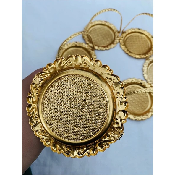 Jindar Life Kahve Yanı Gold Lokumluk - Sunumluk - Çerezlik - İkramlık. - Resim 4