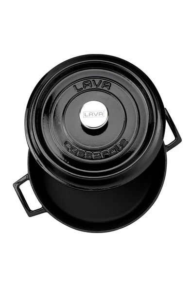 Lava Döküm Çok Amaçlı Yayvan Tencere. Trendy Serisi Çap(Ø)28cm. - Resim 4