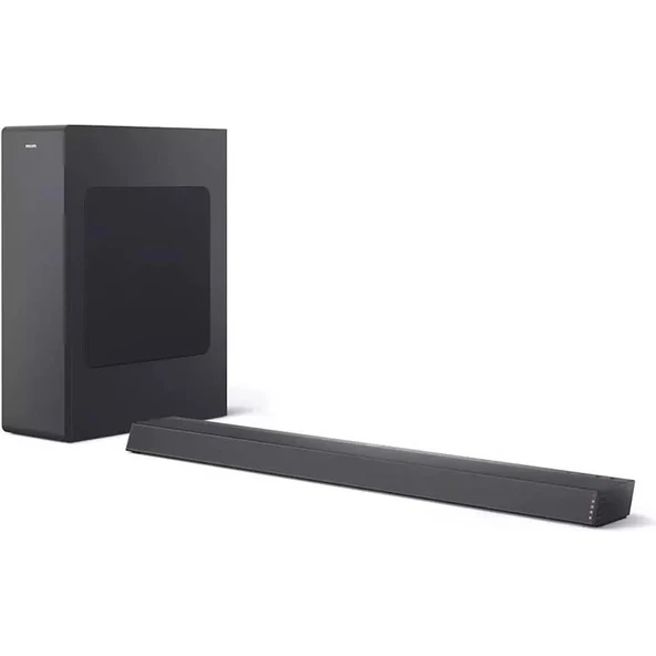 Philips TAB6305 140W Dolby Audio 2.1 Kanal Soundbar Ultra İnce Tasarım Siyah - Resim 2