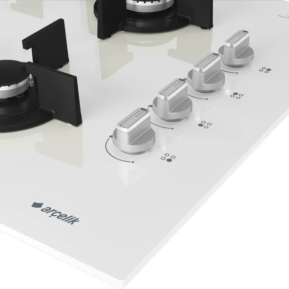 ARÇELİK OCD T 651 DWB Fibona Serisi Gazlı Cam Tablalı Ocak - Resim 4