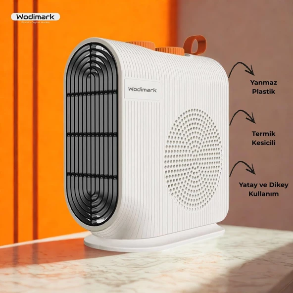 Wodimark Lider Elektrikli Fanlı Isıtıcı 2000 W - Resim 2