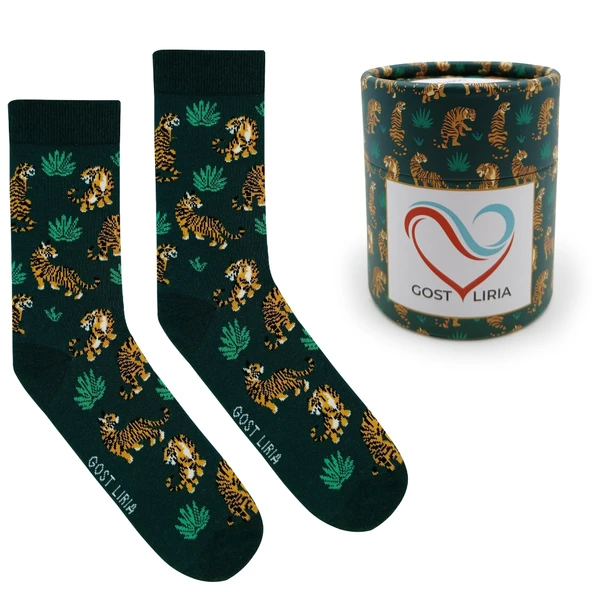 Tiger Socks – Desenli Unisex Soket Çorap ürün görseli 1