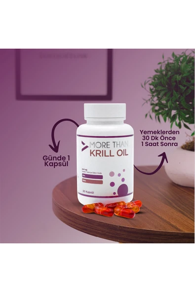 MORE THAN Krill Oil 30 Kapsül - Resim 3