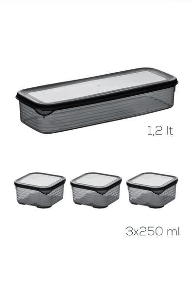 Porsima 4369 FreshLock Vakumlu Kahvaltılık Çok Amaçlı Saklama Kabı Kahvaltı Seti - Resim 5