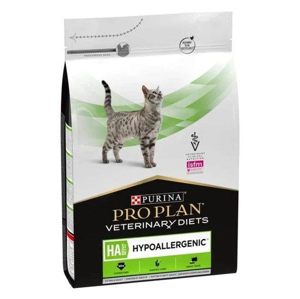 Pro Plan Veterinary Diets HA Hypoallergenic Kedi Kuru Maması 1.3 Kg ürün görseli