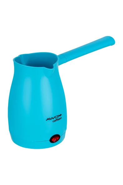 Caffeen Türk Kahvesi Makinesi Elektrikli Cezve Mavi - Resim 4