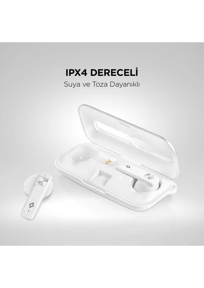 Ttec AirBeat UltraSlim 2KM136B TWS Beyaz Kulak İçi Bluetooth Kulaklık - Resim 9