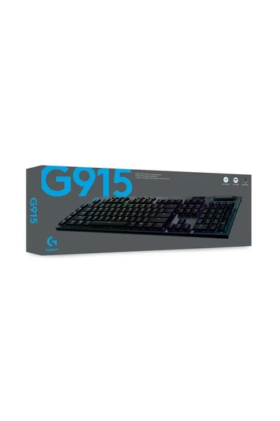 Logitech G915 920-009111 RGB Clicky Switch Kablosuz Mekanik Oyuncu Klavyesi - Resim 8