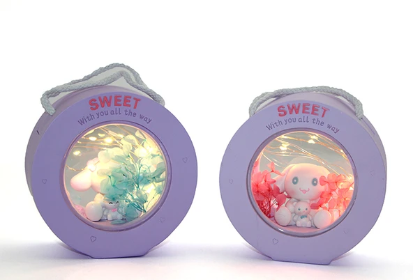 Polyester Hello Kitty Cinnamoroll Masa Üstü Lamba ürün görseli 1