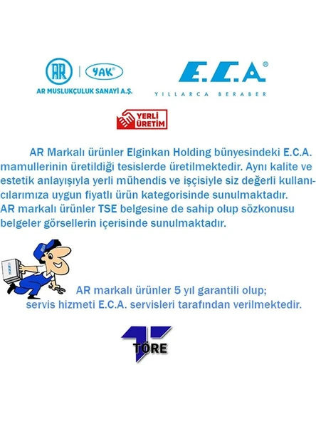 E.C.A Eca 3/4 Manometreli Rakorsuz Basınç Düşürücü 602111010 - Resim 4