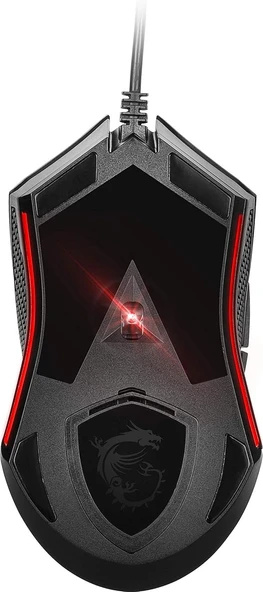 MSI Clutch GM08 3200DPI (Yazılım ile 4200DPI) 6 Tuş USB Optik Kablolu Gaming (Oyuncu) Mouse - Resim 6