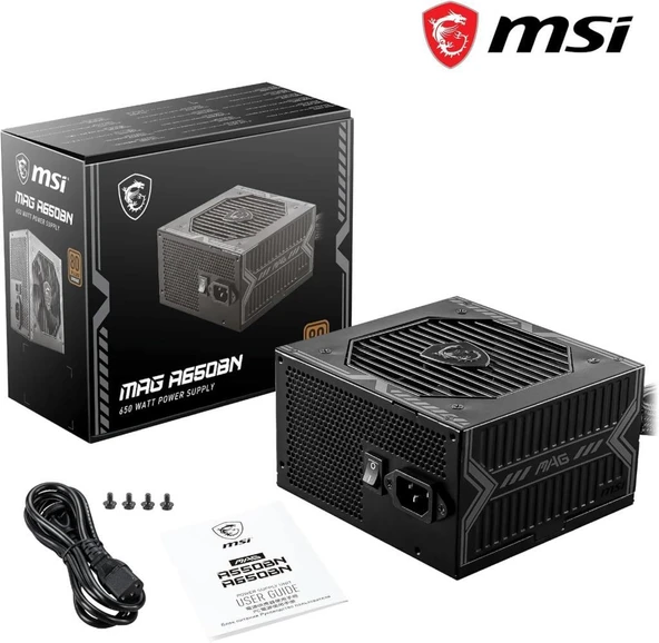 MSI MAG A650BNL 650 W Power Supply Outlet - Resim 3