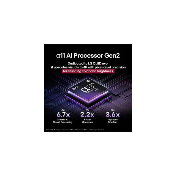 LG OLED65G55LW 65'' 165 Ekran Uydu Alıcılı 4k Ultra HD Smart webOS OLED Evo TV - Resim 7