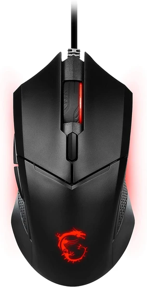 MSI Clutch GM08 3200DPI (Yazılım ile 4200DPI) 6 Tuş USB Optik Kablolu Gaming (Oyuncu) Mouse - Resim 2