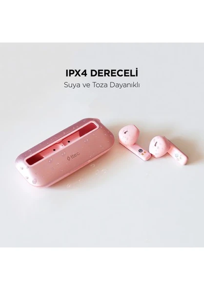 Ttec AirBeat UltraSlim 2KM136RA TWS Rose Gold Kulak İçi Bluetooth Kulaklık - Resim 9