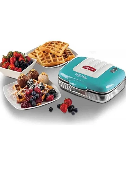 ARİETE 1973/01 PARTY TİME WAFFLE MAKİNESİ MAVİ RETRO ürün görseli 1