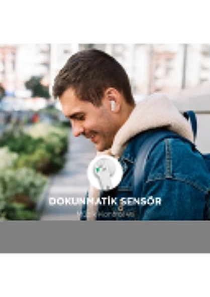 Ttec AirBeat UltraSlim 2KM136B TWS Beyaz Kulak İçi Bluetooth Kulaklık - Resim 4