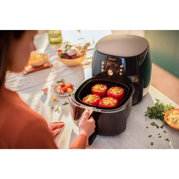 Philips Premium Airfryer XXL 6 Lt Yağsız Fritöz - Tek Hazneli, Sökülebilir Üst Kapak, Enerji Tasarruflu ve Kolay Temizlenebilir - Resim 4