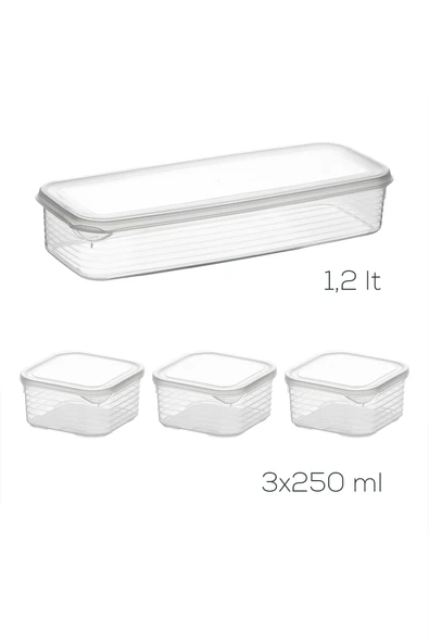 Porsima 4368 FreshLock Vakumlu Kahvaltılık Çok Amaçlı Saklama Kabı Kahvaltı Seti - Resim 5