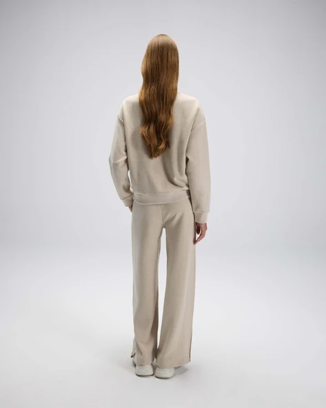 Ellesse EF543 Kadın Bej Eşofman Altı - Resim 5