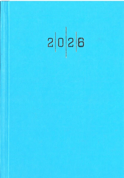 Liz Ajanda 14x20 Günlük Cilt Bezli Buz Mavi hafta sonları birleşik ürün görseli 1