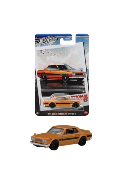 Hot Wheels Silver Series 1971 Nissan Skyline HT 2000 GT-R HRT81 JBY89 - Resim 2