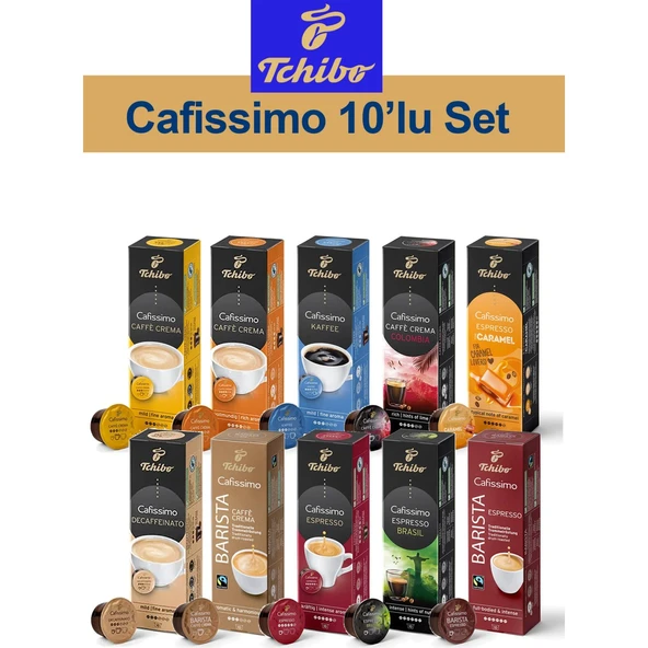 Tchibo Cafissimo 10'lu Kahve Tadım Seti 10X10 ürün görseli