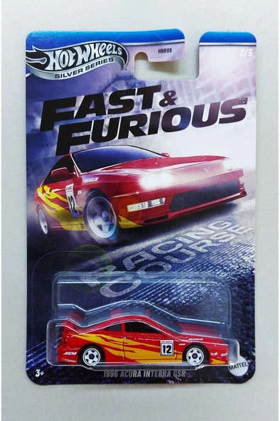 Hot Wheels Silver Series Fast & Furious 1996 Acura Integra GSR HNR88 JBY40 ürün görseli 1