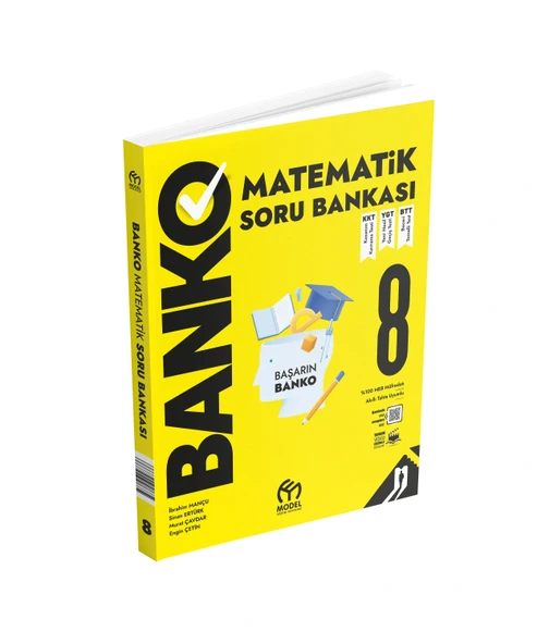 MODEL EĞİTİM YAYINLARI 8. Sınıf Banko Matematik Soru Bankası ürün görseli