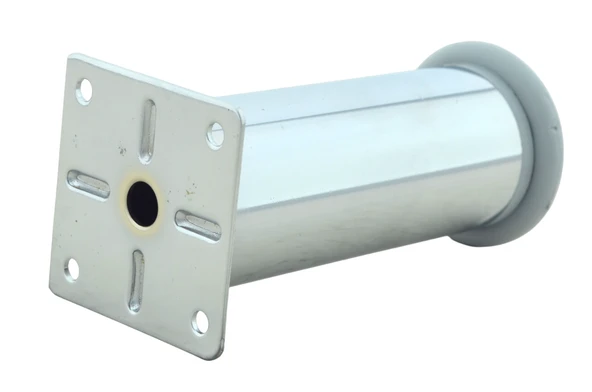 LUDIA Metal Ayarlanabilir 3 Adet Mobilya Ayağı Metal Tablalı 12cm - Resim 4