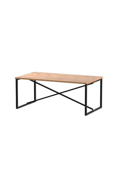 Bofigo Orta Sehpa Yan Sehpa Dekoratif Sehpa Metal Sehpa Hermes Çam - Resim 6