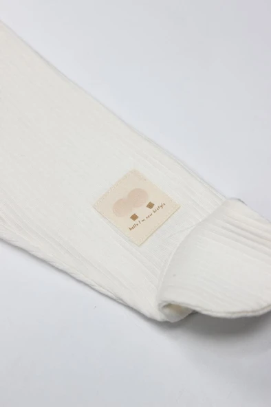 NessiWorld Modal Flying Balloons Patikli Pantolon BS16122 Ekru - Resim 3