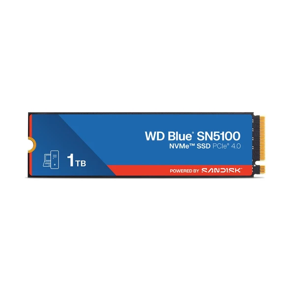 Blue SN5100 1tb WDS100T5B0E 7100/6700MB/S Pcıe Gen 4.0 M.2 2280 Nvme SSD - Resim 2