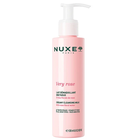 NUXE Very Rose Creamy Cleansing Milk 200 ml ürün görseli 1