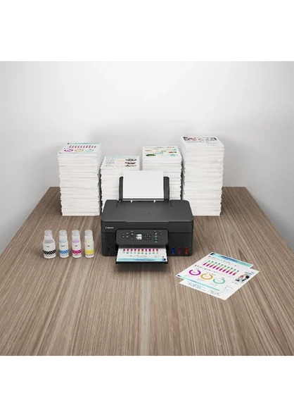 Canon Pixma G3480 Wi-Fi + Tarayıcı + Fotokopi Renkli Çok Fonksiyonlu Tanklı Mürekkep Püskürtmeli Yazıcı - Resim 10