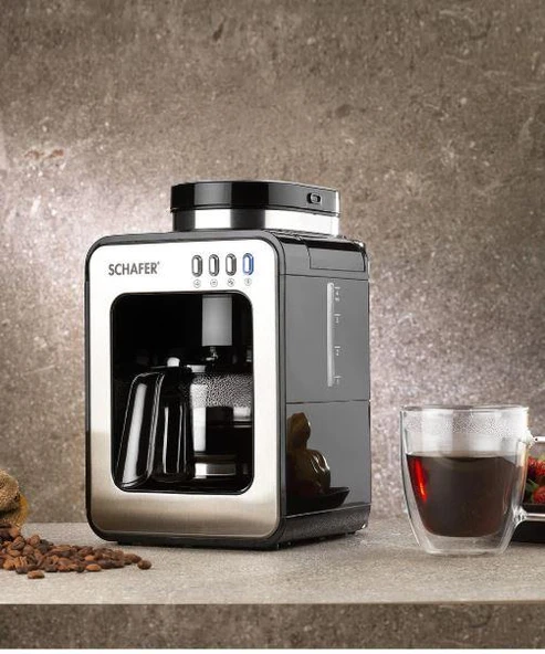 Schafer Barista Öğütücülü Filtre Kahve Makinesi ürün görseli