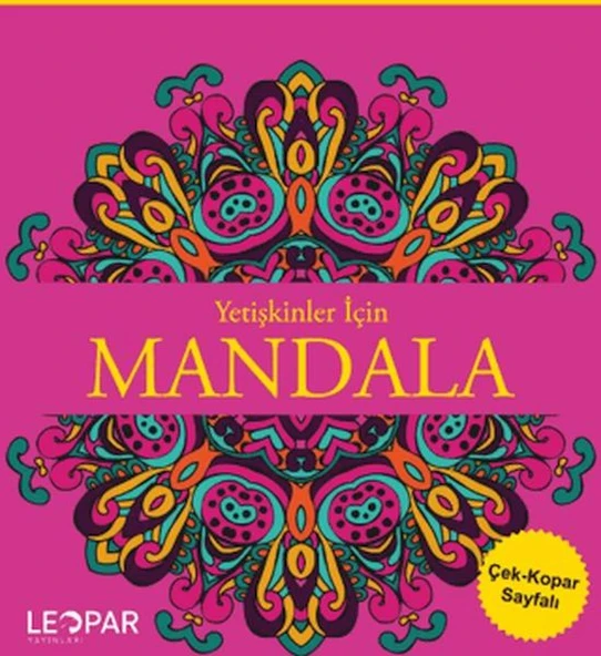 Yetişkinler İçin Mandala - Pembe ürün görseli