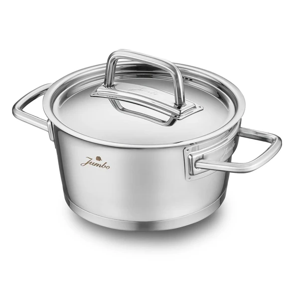 Jumbo Felix 8 Parça İndüksiyon Tabanlı Çelik Tencere Seti - Resim 5