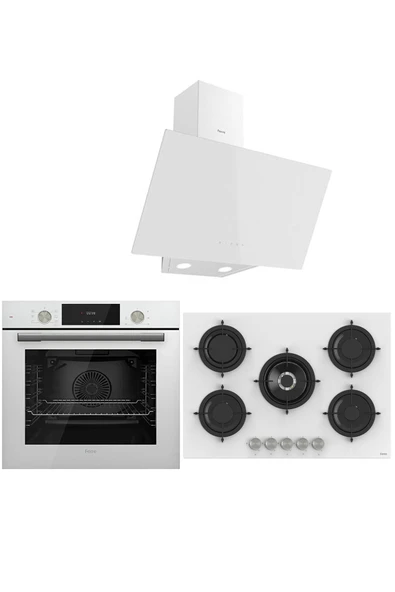 Ferre ICON PLUS 75 SERİSİ 3LÜ CAM ANKASTRE SET (QMS63CB-RS036-D078) ürün görseli