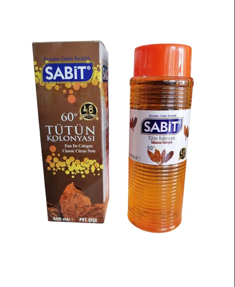 Sabit Tütün Kolonyası 60 Derece 400 ml Pet Şişe ürün görseli 1