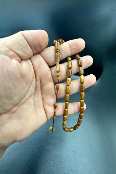 Sistemli İmzalı Usta İşçilik Kuka Tespih (Ahşap Kutulu) - Resim 6