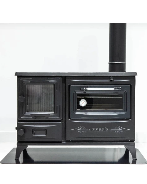 Reyo Stove Kırkgöze Büyük Camlı Fırınlı Şömine Soba - Resim 5
