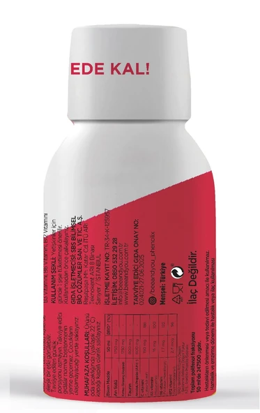 Bee&You PhenoliX-Shot Energy 50 Ml 12'Li Kutu - SKT:03/2028 - Resim 4