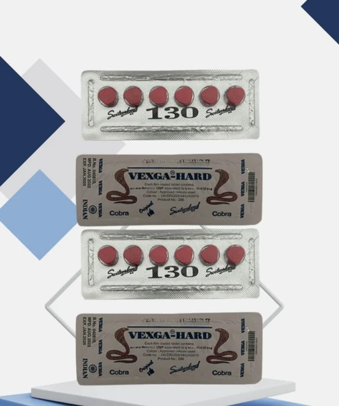 Cobra_kırmızı 130 Mg 6’lı x 2 Dizi Orjinal Performanstakviyesi Tablet ViaGRaHAP_CiaLiS100 Mg 20 Mg ürün görseli