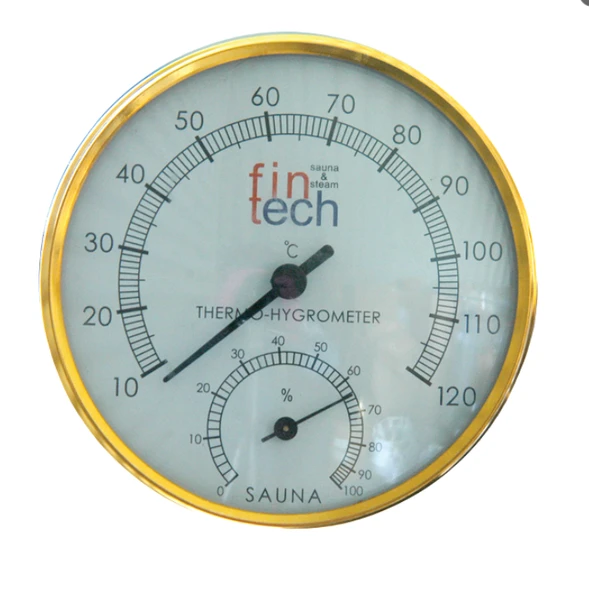 FINTECH Sauna Plastik Termometre ve Higrometre Tek Saat İçinde-ToptancıyızBiz ürün görseli